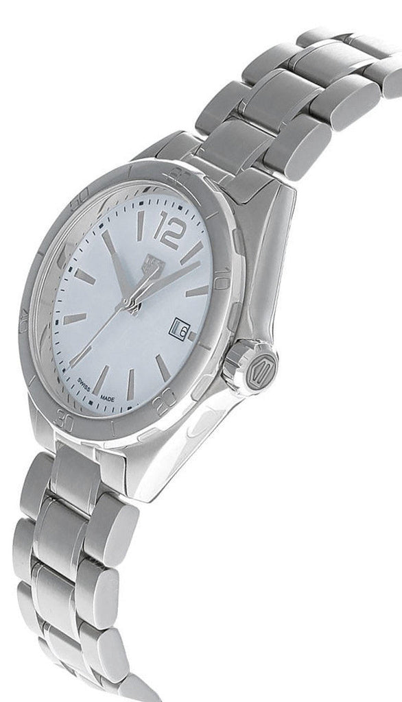 Tag Heuer Formula 1 Quartz Mother of Pearl White Dial Silver Steel Strap Watch for Women - WBJ1418.BA0664 Buy Now By Tag Heuer