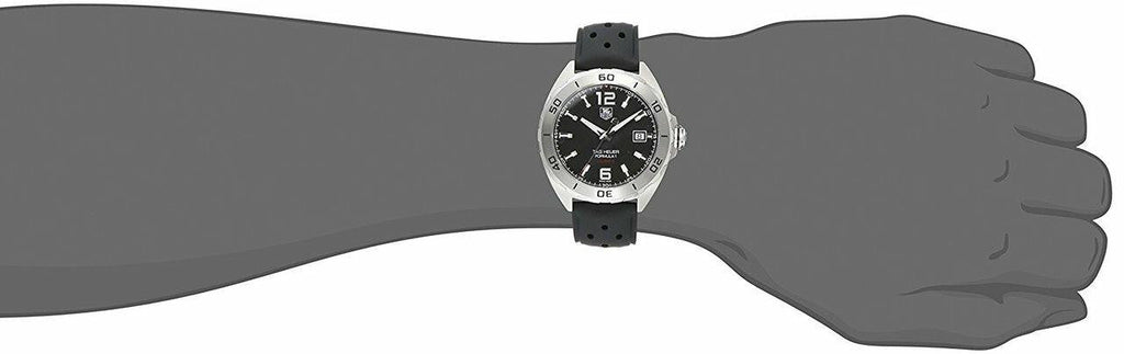 Tag Heuer Formula 1 Automatic Black Dial Black Rubber Strap Watch for Men - WAZ2113.FT8023 Buy Now By Tag Heuer