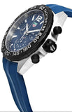 Tag Heuer Formula 1 Chronograph Blue Dial Blue Rubber Strap Watch for Men - CAZ101AV.FT8077 Buy Now By Tag Heuer