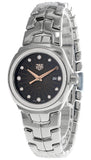 Tag Heuer Link Quartz Diamonds Black Dial Silver Steel Strap Watch for Men - WBC131G.BA0649 Buy Now By Tag Heuer