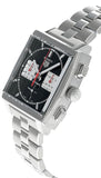 Tag Heuer Monaco Automatic Chronograph Black Dial Silver Steel Strap Watch for Men - CBL2113.BA0644 Buy Now By Tag Heuer