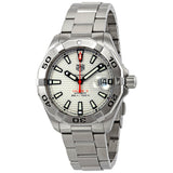 Tag Heuer Aquaracer Automatic White Dial Silver Steel Strap Watch for Men - WBD2111.BA0928 Buy Now By Tag Heuer