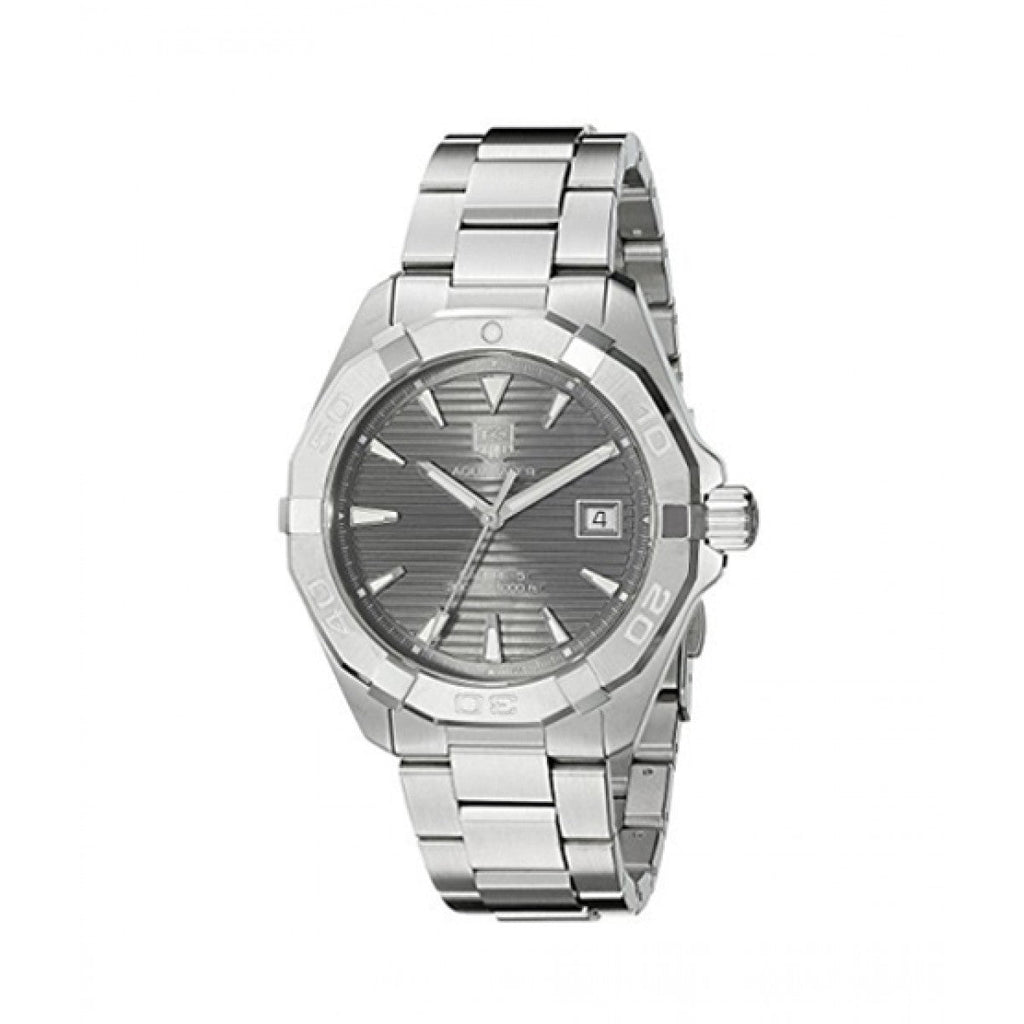 Tag Heuer Aquaracer Automatic Anthracite Grey Dial Silver Steel Strap Watch for Men - WAY2113.BA0928 Buy Now By Tag Heuer