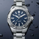 Tag Heuer Aquaracer Blue Dial Silver Steel Strap Watch for Women - WBD131D.BA0748 Buy Now By Tag Heuer