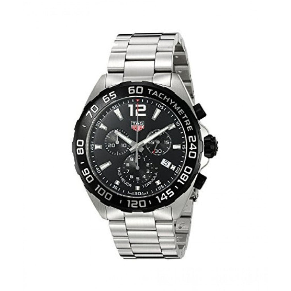 Tag Heuer Formula 1 Chronograph Black Dial Silver Steel Strap Watch for Men - CAZ1010.BA0842 Buy Now By Tag Heuer