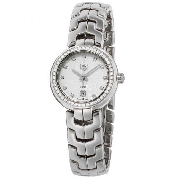 Tag Heuer Link Diamonds Silver Dial Silver Steel Strap Watch for Women - WAT1414.BA0954 Buy Now By Tag Heuer