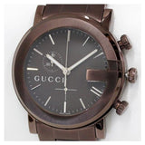 Gucci G Chrono Brown Dial Brown Steel Strap Watch For Men - YA101341 Buy Now By Gucci