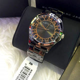 Marc Jacobs Henry Skeleton Black Dial Black Steel Strap Watch for Women - MBM3254 Buy Now By Marc Jacobs