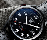 Tag Heuer Carrera Calibre 5 Drive Timer Black Dial Black Leather Strap Watch for Men - WAR2A80.FC6337 Buy Now By Tag Heuer