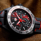 Tag Heuer Formula 1 Ayrton Senna Limited Edition Black Dial Two Tone Rubber Strap Watch for Men - CAZ1019.FT8027 Buy Now By Tag Heuer