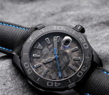 Tag Heuer Aquaracer Calibre 5 Black Nylon Strap Carbon Dial Watch for Men - WBD218C.FC6447 Buy Now By Tag Heuer