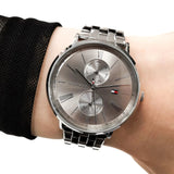 Tommy Hilfiger Jenna Quartz White Dial Silver Steel Strap Watch for Women - 1782068 Buy Now By Tommy Hilfiger