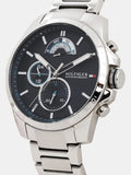 Tommy Hilfiger Decker Quartz Blue Dial Silver Steel Strap Watch for Men - 1791348 Buy Now By Tommy Hilfiger