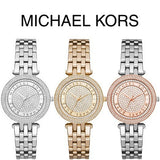 Michael Kors Darci Rose Gold Dial Silver Steel Strap Watch for Women - MK3446 Buy Now By Michael Kors