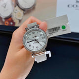 Coach Madison White Dial Silver Mesh Bracelet Watch for Women - 14502651 Buy Now By Coach