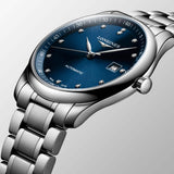 Longines Master Collection Automatic 40mm Blue Dial Silver Steel Strap Watch for Men - L2.793.4.97.6 Buy Now By Longines