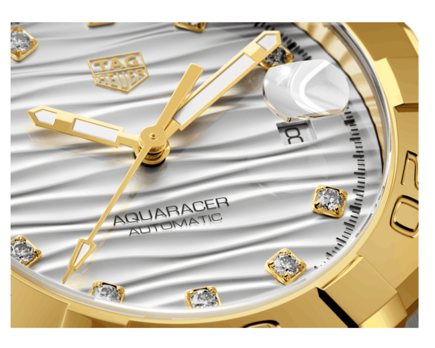 Tag Heuer Aquaracer Automatic Diamonds Silver Dial Two Tone Steel Strap Watch for Women - WBD2321.BB0320 Buy Now By Tag Heuer