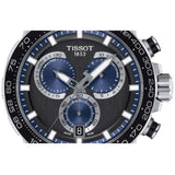 Tissot Supersport Chrono Black Dial Blue Nylon Strap Watch for Men - T125.617.17.051.03 Buy Now By Tissot