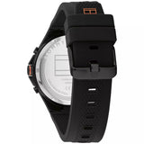 Tommy Hilfiger Justin Black Dial Black Rubber Strap Watch For Men - 1792056 Buy Now By Tommy Hilfiger