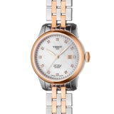 Tissot Le Locle Automatic Diamonds Mother of Pearl White Dial Two Tone Steel Strap Watch For Women - T006.207.22.116.00 Buy Now By Tissot