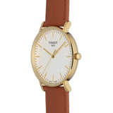 Tissot T Classic Everytime White Dial Brown Leather Strap Watch For Men - T109.410.36.031.00 Buy Now By Tissot