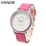 Coach Delancey White Dial Red Leather Strap Watch for Women - 14502879 Buy Now By Coach