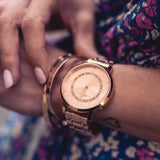 Guess Montauk Rose Gold Dial Rose Gold Steel Strap Watch For Women - W0933L3 Buy Now By Guess