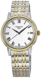 Tissot T Classic Carson Quartz White Dial Two Tone Steel Strap Watch for Men - T085.410.22.013.00 Buy Now By Tissot