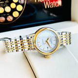 Tissot Carson Automatic Silver Dial Two Tone Steel Strap Watch For Women - T085.207.22.011.00 Buy Now By Tissot