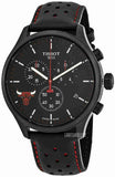 Tissot T Sport Chrono XL NBA Teams Special Chicago Bulls Edition Black Dial Black Leather Strap Watch for Men - T116.617.36.051.00 Buy Now By Tissot