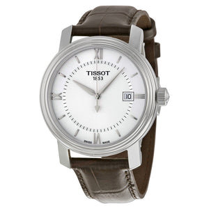 Tissot T Classic Bridgeport Silver Dial Brown Leather Strap Watch For Men - T097.410.16.038.00 Buy Now By Tissot