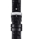 Tissot Carson Premium Automatic Lady Silver Dial Black Leather Strap Watch for Women - T122.207.16.033.00 Buy Now By Tissot