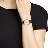 Tissot T Classic Carson Premium White Dial Brown Leather Strap Watch for Women - T122.207.36.031.00 Buy Now By Tissot