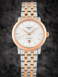 Tissot T Classic Carson Premium 30 White Dial Two Tone Steel Strap Watch for Women - T122.207.22.031.01 Buy Now By Tissot