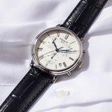 Tissot Carson Premium Chronograph Silver Dial Black Leather Strap Watch For Men - T122.417.16.033.00 Buy Now By Tissot
