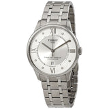 Tissot Chemin Des Tourelles Powermatic 80 Diamonds Silver Dial Silver Steel Strap Watch for Men - T099.407.11.033.00 Buy Now By Tissot