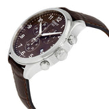 Tissot T Sport Chrono XL Classic Brown Dial Brown Leather Strap Watch For Men - T116.617.16.297.00 Buy Now By Tissot