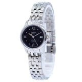 Tissot Le Locle Automatic Lady Black Dial Silver Steel Strap Watch For Women - T41.1.183.56 Buy Now By Tissot