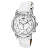 Tissot Dressport Chronograph Mother of Pearl Dial White Leather Strap Watch for Women - T050.217.17.117.00 Buy Now By Tissot