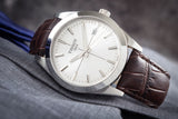 Tissot Gentlemen Silver Dial Brown Leather Strap Watch for Men - T127.410.16.031.01 Buy Now By Tissot