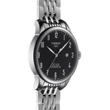 Tissot T Classic Powermatic 80 Black Dial Silver Steel Strap Watch For Men - T41.1.483.52 Buy Now By Tissot