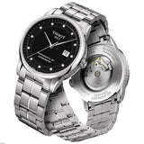 Tissot T Classic Luxury Powermatic 80 Black Dial Silver Steel Strap Watch For Men - T086.408.11.056.00 Buy Now By Tissot