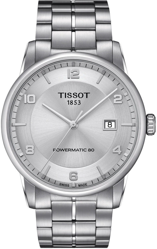 Tissot Luxury Powermatic 80 Silver Dial Silver Steel Strap Watch For Men - T086.407.11.037.00 Buy Now By Tissot