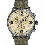 Tissot T Sport Chrono XL Beige Dial Khakhi Green Nylon Strap Watch for Men - T116.617.33.267.00 Buy Now By Tissot