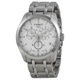 Tissot T Classic Couturier Chronograph White Dial Silver Steel Strap Watch For Men - T101.617.11.031.00 Buy Now By Tissot