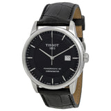 Tissot T Classic Luxury Powermatic 80 Black Dial Black Leather Strap Watch For Men - T086.408.16.051.00 Buy Now By Tissot