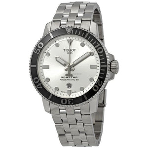 Tissot Seastar 1000 Powermatic 80 Silver Dial Silver Steel Strap Watch For Men - T120.407.11.031.00 Buy Now By Tissot