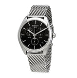 Tissot PR 100 Chronograph Black Dial Silver Mesh Bracelet Watch For Men - T101.417.11.051.01 Buy Now By Tissot