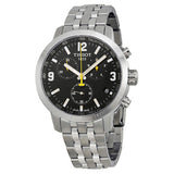 Tissot PRC 200 Chronograph Black Dial Silver Steel Strap Watch For Men - T055.417.11.057.00 Buy Now By Tissot
