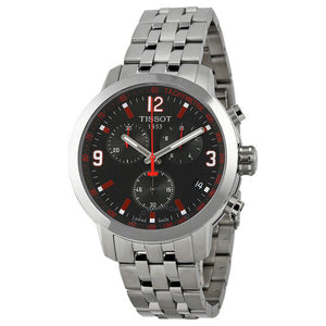 Tissot PRC 200 Asian Games Special Edition Black Dial Silver Steel Strap Watch For Men - T055.417.11.057.01 Buy Now By Tissot